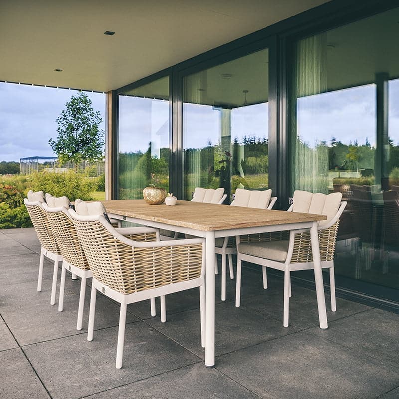 Milou Dining 180 Set + 6 Armchairs