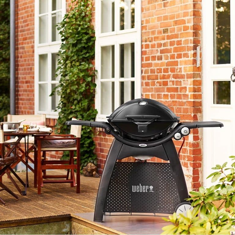 Barbacoa Q3200 con stand Weber
