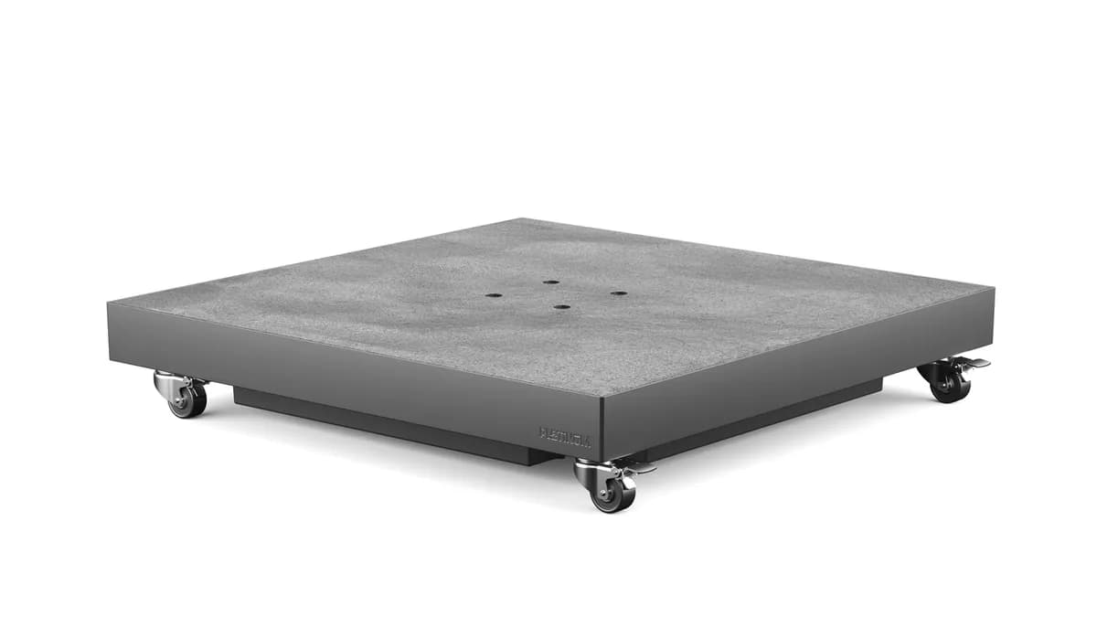 Ceramic Parasol Base 40kg Platinum