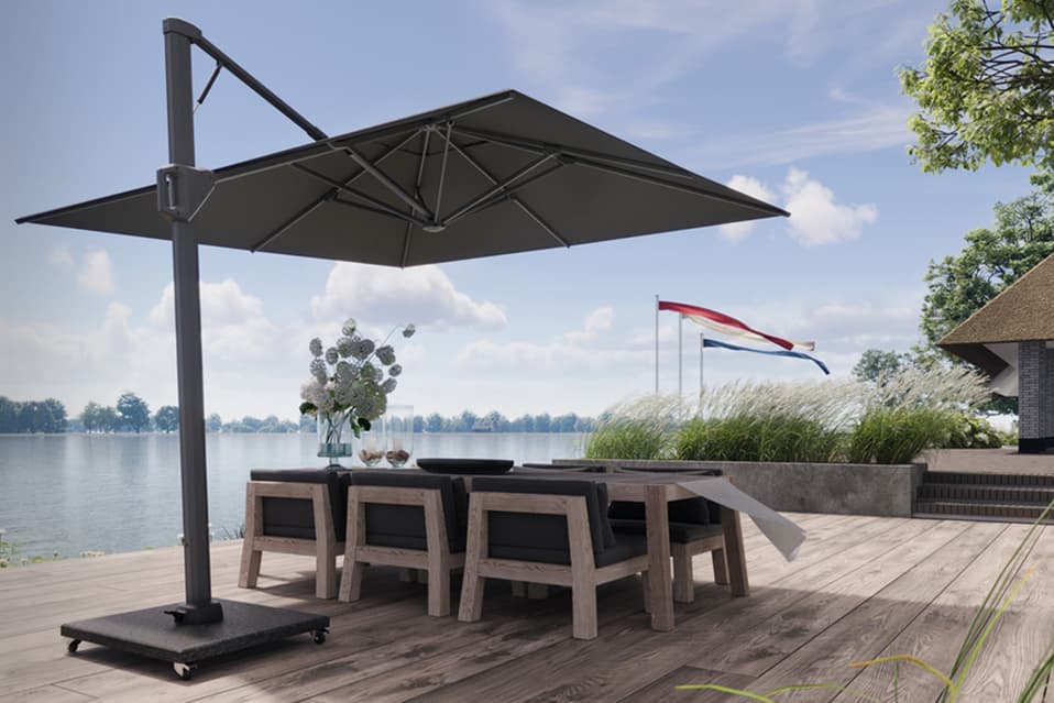 Beaufort Parasol 320x320mt Platinum