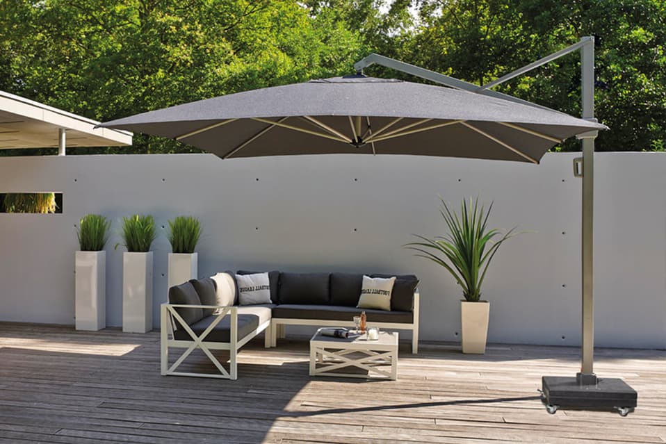 Parasol Icon T1 4x3mt Platinum