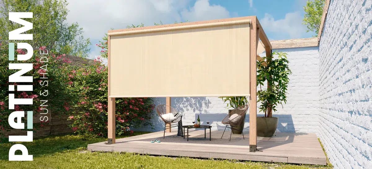 Estor enrollable para exterior Coolfit (148x240) Platinum