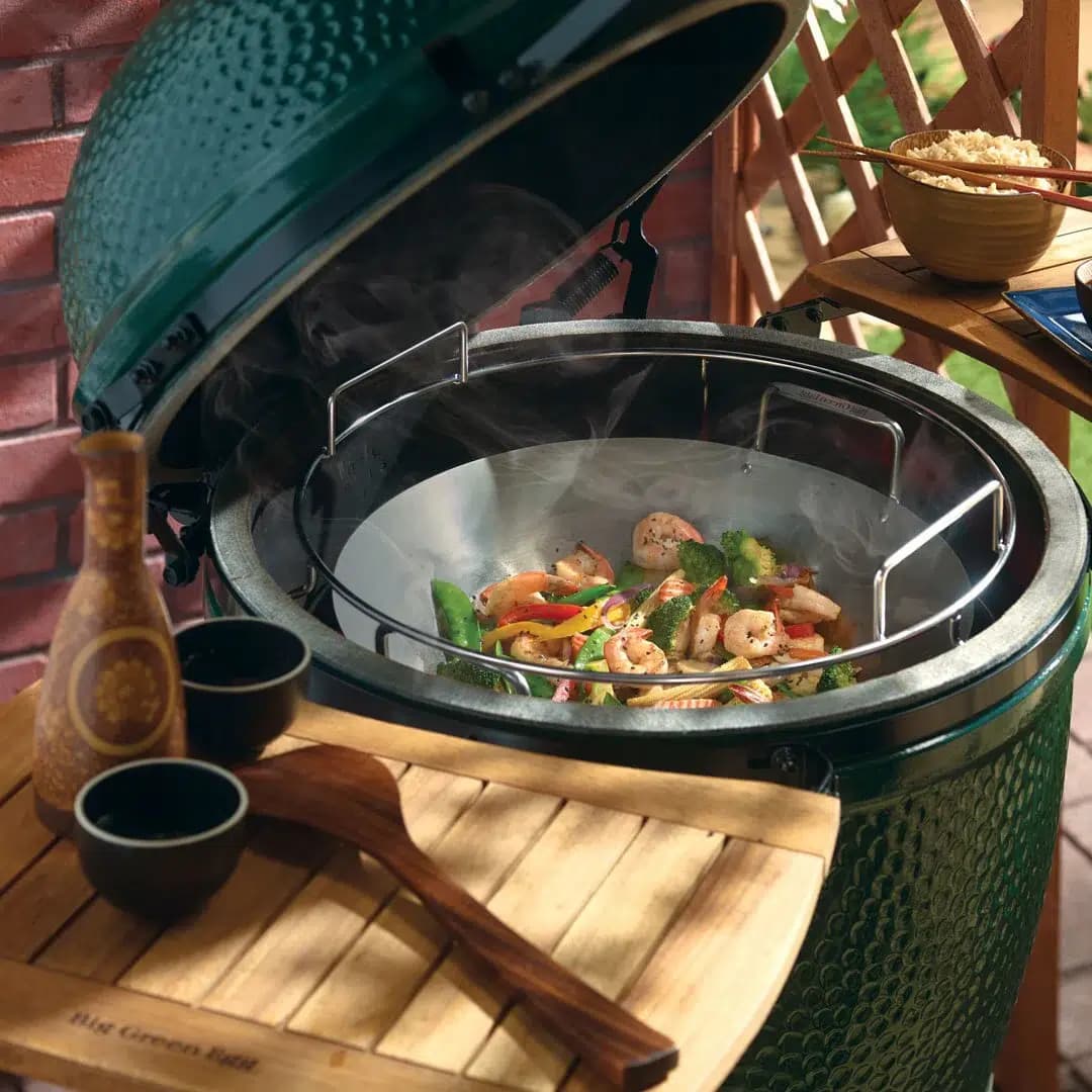 Wok de Acero al Carbono Big Green Egg