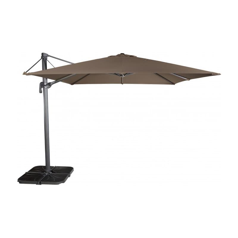 Parasol Flexo Mástil Negro 300x300 cm