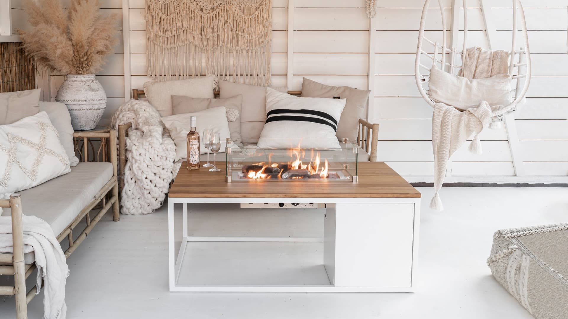 Mesa Fuego Cosiloft 120 Blanco Cosi