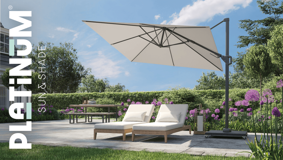 Parasol Voyager T2 Premium 270x270cm Platinum