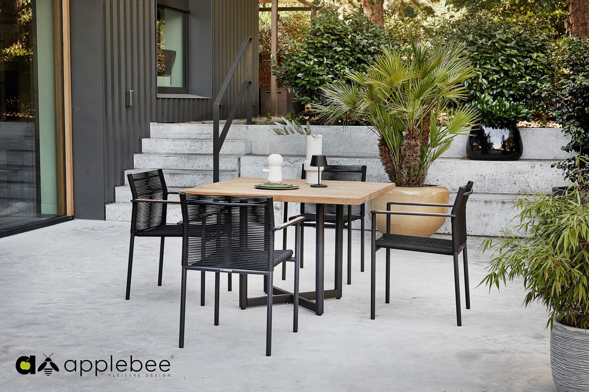 Conjunto Jakarta Dining Cuadrada Applebee
