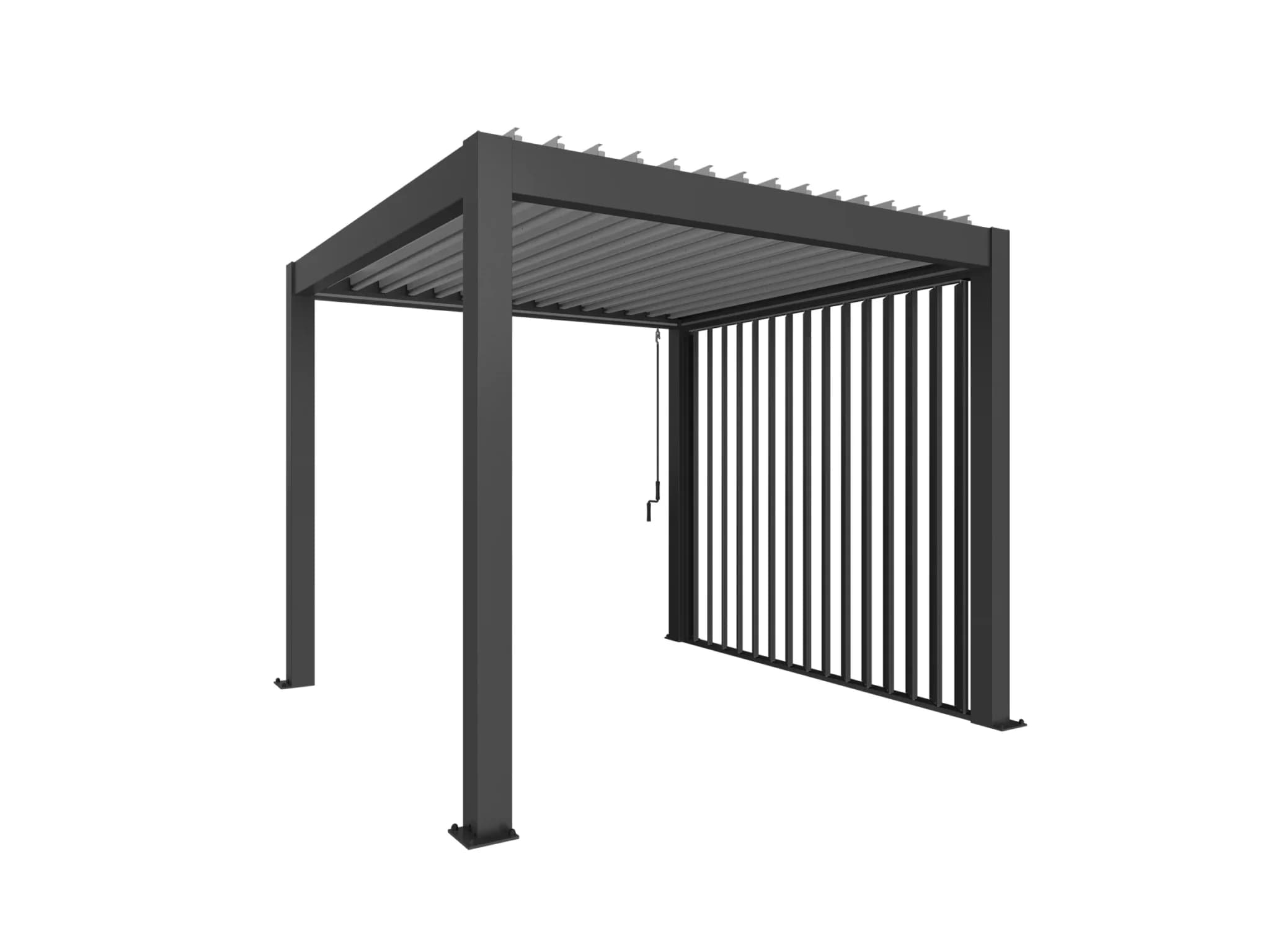 Pared Lateral Lamas 3m Pérgola Bioclimática Biohort