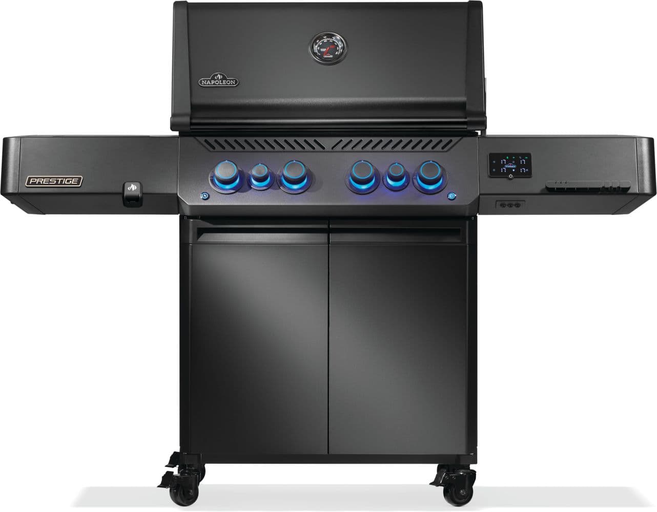 Napoleon Prestige 500 Connected RSIB Gas BBQ in Black