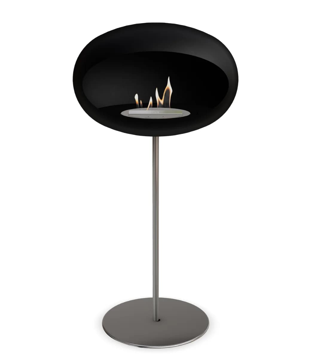 Chimenea Dome 625 Black Ground Steel High Le Feu