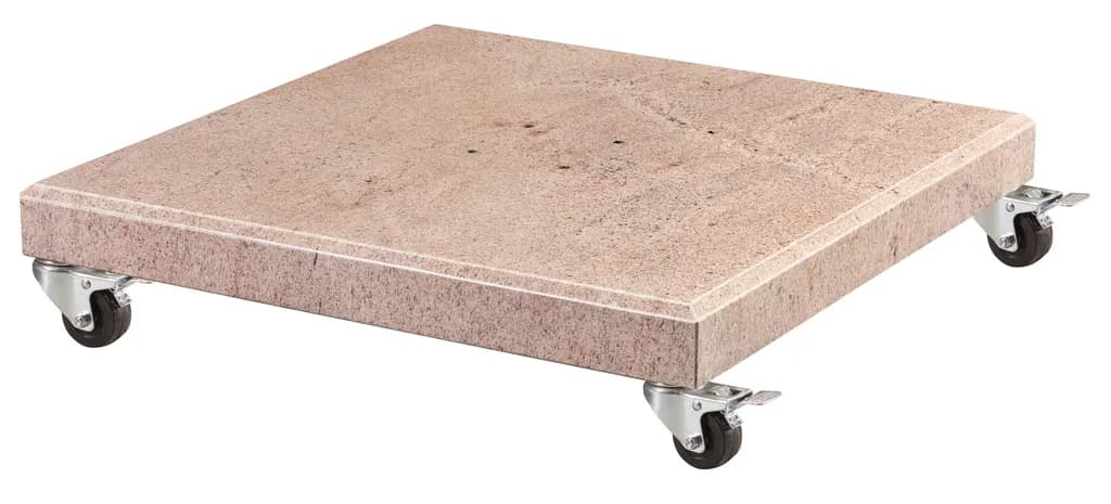 Base de Parasol Venezia con Ruedas Platinum